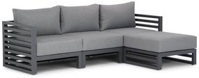 Chaise Loungeset Aluminium Grijs 3 personen Santika Furniture Santika Jaya