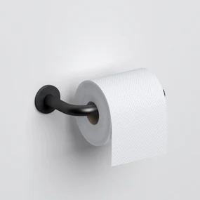 Clou Kaldur toiletrolhouder zwart mat