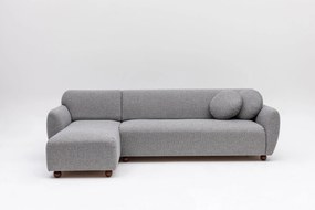 Hoekbank Eddy links bouclé | Atelier Del Sofa