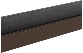 Goossens Excellent Salontafel Lux vierkant, glas zwart, elegant chic, 160 x 43 x 35 cm