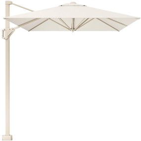Voyager T1 zweefparasol 250x250 cm sandstone Ivory