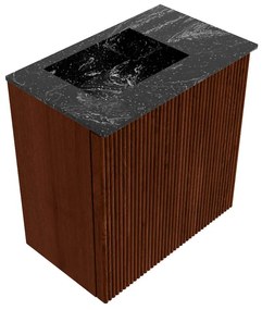 Mondiaz Joya DLux 40cm toiletmeubel ruby met wastafel faye links zonder kraangat lava