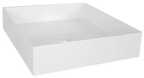 Differnz Jura Waskom Vierkant 42X42X10cm Poly wit 38.253.04