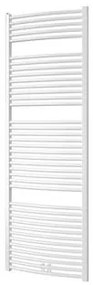 Plieger Palmyra designradiator horizontaal gebogen middenaansluiting 1775x600mm 1046W wit structuur