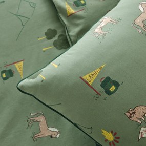 Kussensloop voor kinderen, katoen, dierenprint, YOSEMITE CAMP