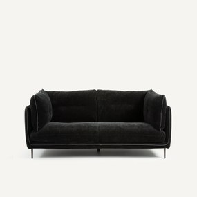 2-zits bank, chenille fluweel, Botero