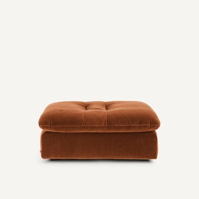 Modulaire fluwelen voetensteun, GIULIANO