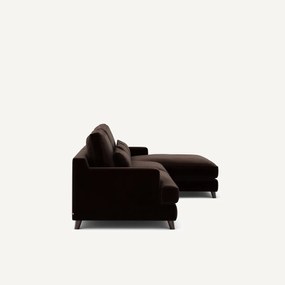 Hoekbank in fluweel, Alwine