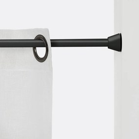 Gordijnroede met drukknoop, uitschuifbaar, 80/125 cm
