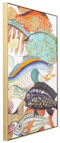 Kare Design Touched Fish Wanddecoratie Kleurrijke Vissen Two