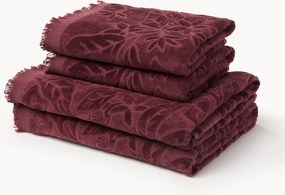 Fluwelen handdoekenset Rosaria, in verschillende setgroottes