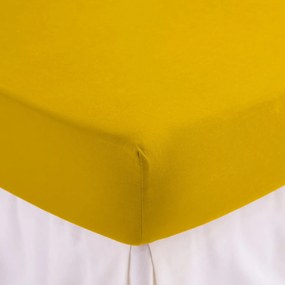 Effen hoeslaken in gewassen katoen, omslag 30 cm, Scenario