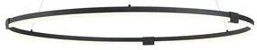 Design hanglamp zwart 120cm incl. LED 3-staps dimbaar - Anello Design rond Binnenverlichting Lamp