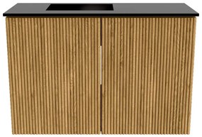 Mondiaz Joya 60cm toiletmeubel oak met wastafel faye links 1 kraangat urban