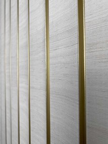 Wandpaneel Grace Wit 260x12cm - 260 cm x 12 cm x 1.2 cm | 1.2 kg | Paneli akoestische wandpanelen - AKU Wandpanelen