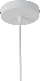 Moderne hanglamp beige met naturel 50cm 3-lichts - Drum Duo