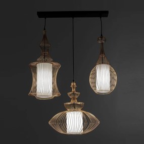 Kare Design Swing Iron Gold Retro Hanglamp Goud