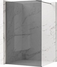Walk-in douchewand Rea Flexi Grey / Titan 80