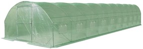 Folie tunnel 4x12m Garden Point groen met deur