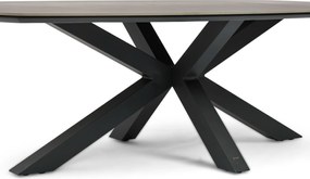 Tuinset 6 personen 240 cm Rope Grijs Santika Furniture Santika