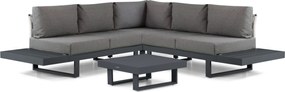 Hoek loungeset 5 personen Aluminium Grijs  Lifestyle Garden Furniture Lorenzo