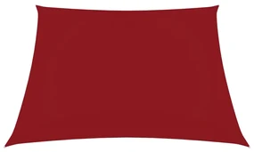 vidaXL Zonnescherm vierkant 7x7 m oxford stof rood
