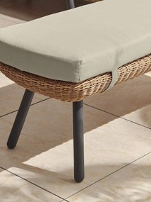 The Outsider Hoek Lounge Diningset - Jonah - Wicker - Naturel - The Outsider