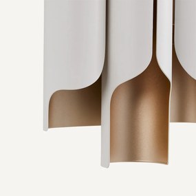 Wandlamp in metaal ijzer, Henrio