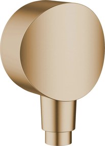 Hansgrohe FixFit S Slangaansluiting Ø 6,1x3,8 cm Brushed Bronze