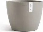 Ecopots bloempot Stockholm 40 - Rond - Taupe -Ø40 x H30 cm