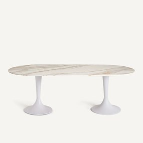 Ovaal tafelblad in keramiek L220 cm, Ovalo