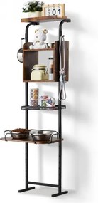 VEVOR voerstation 500 x 198 x 1450 mm, verhoogde hondenbakken, verhoogde standaard voor hondenbak, voerbak, hondenbakstandaard, bakhouder in hoogte verstelbaar, hondenstang voor grote, middelgrote en kleine honden