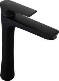 Mexen Axel hoge wastafelmengkraan, zwart - 73810-70
