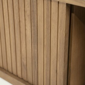 Eleonora Milo Zwevend Tv-meubel Eiken 180 Cm Bruin - 180x42x43cm.
