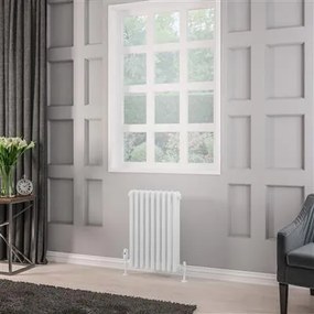 Eastbrook Rivassa 3 koloms radiator 40x60cm staal 734W wit glans