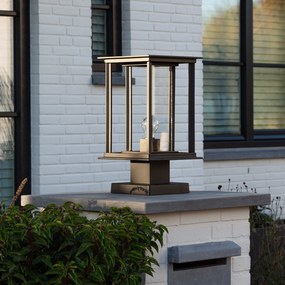 Buitenlamp Zwart New York Sokkel