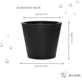 Pot Bucket Black