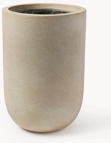Outdoor plantenpot Tuscany van beton, H 34 cm
