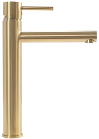Wastafelkraan Rea Tess Gold Brush High