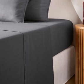 Effen plat laken in gewassen katoen, Scenario