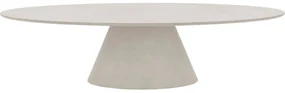 Goossens Eettafel Stone, Ovaal 300 x 120 cm