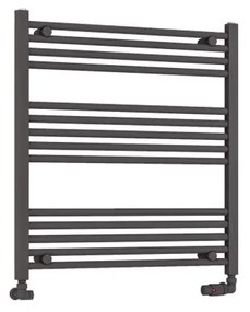 Eastbrook Wendover handdoekradiator 75x80cm 551W antraciet mat