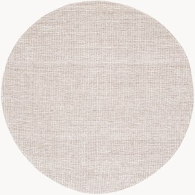 Rond handgetuft laagpolig wollen vloerkleed Phaedra