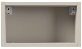 Comad Cashmere half hoge open kast 35x20cm taupe