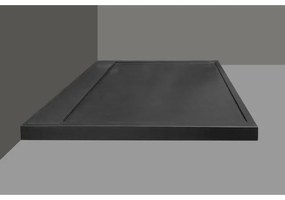 Forzalaqua Fresco douchebak 90x120cm Rechthoek inclusief RVS afvoer Natuursteen Graniet gezoet 8010860