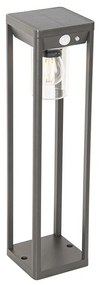 Staande buitenpaal donkergrijs 40 cm incl. LED en dimlicht op solar - Sonne