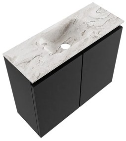 Mondiaz Ture DLux toiletmeubel 60cm urban met wastafel glace midden met kraangat