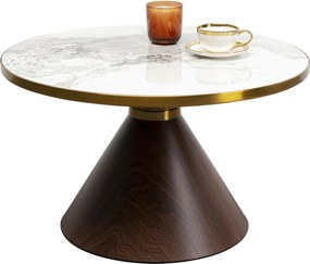 Kare Design Cono Ronde Salontafel Marmer - 70 X 70cm.