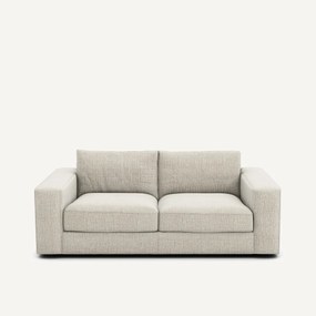 Compacte 3-zitsbank in gevlekt canvas, Skander
