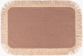 Placemats Jupiter met franjes